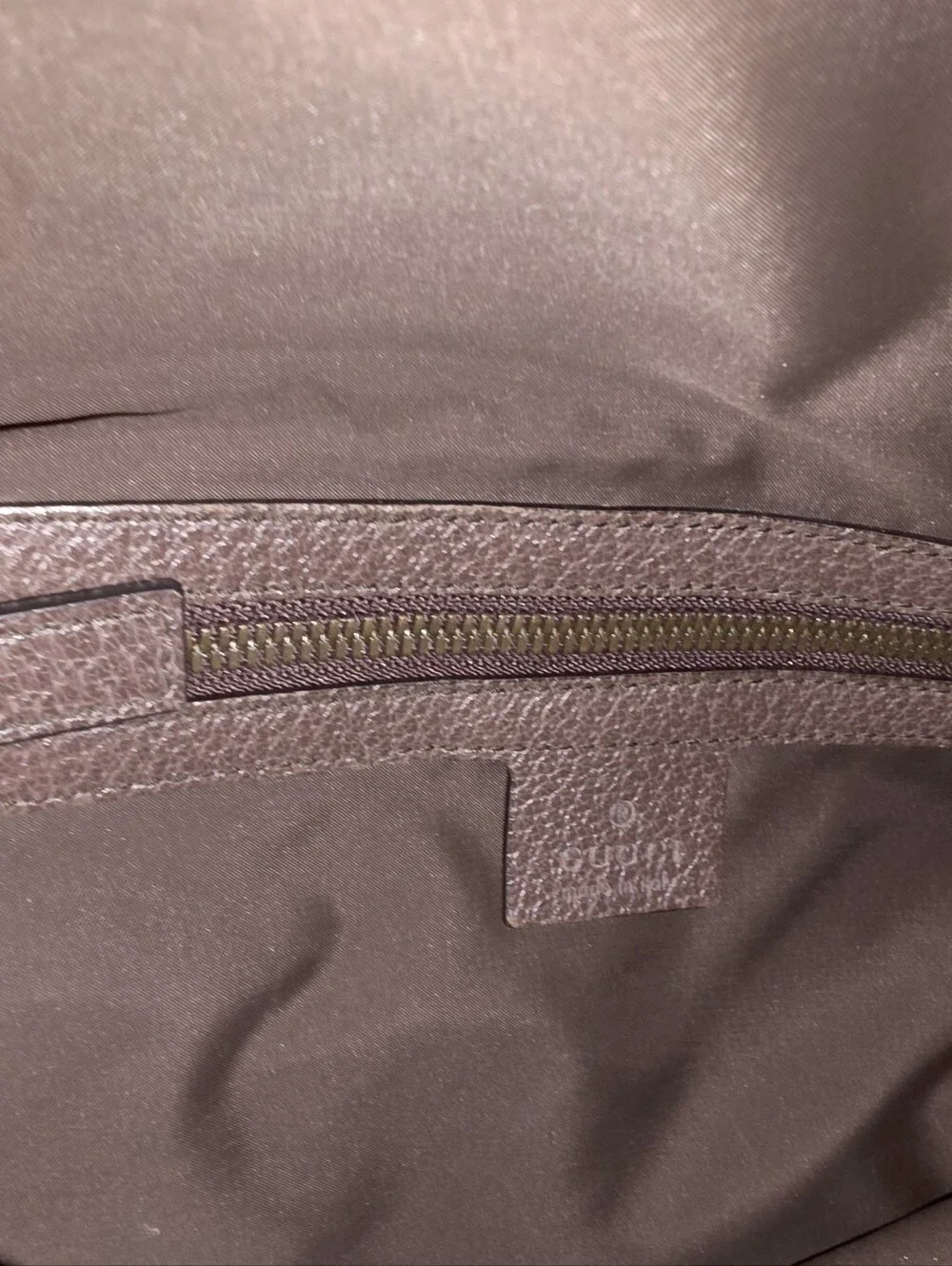 Pre-loved Rare Gucci GG Supreme Monogram Drawstring Backpack/Bag